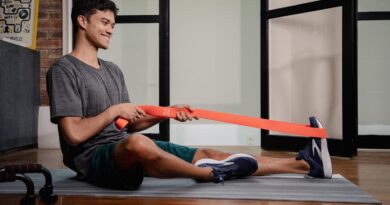 Kit de faixas elásticas de resistência para treino em casa e academia